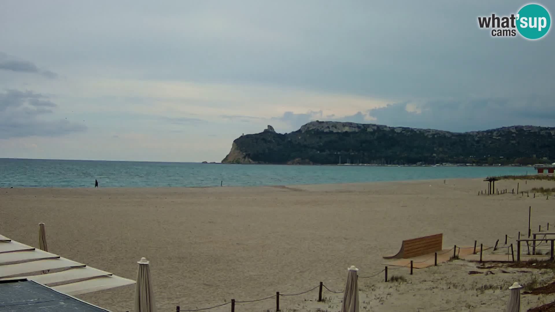 Poetto beach webcam | Cagliari | Sardinija
