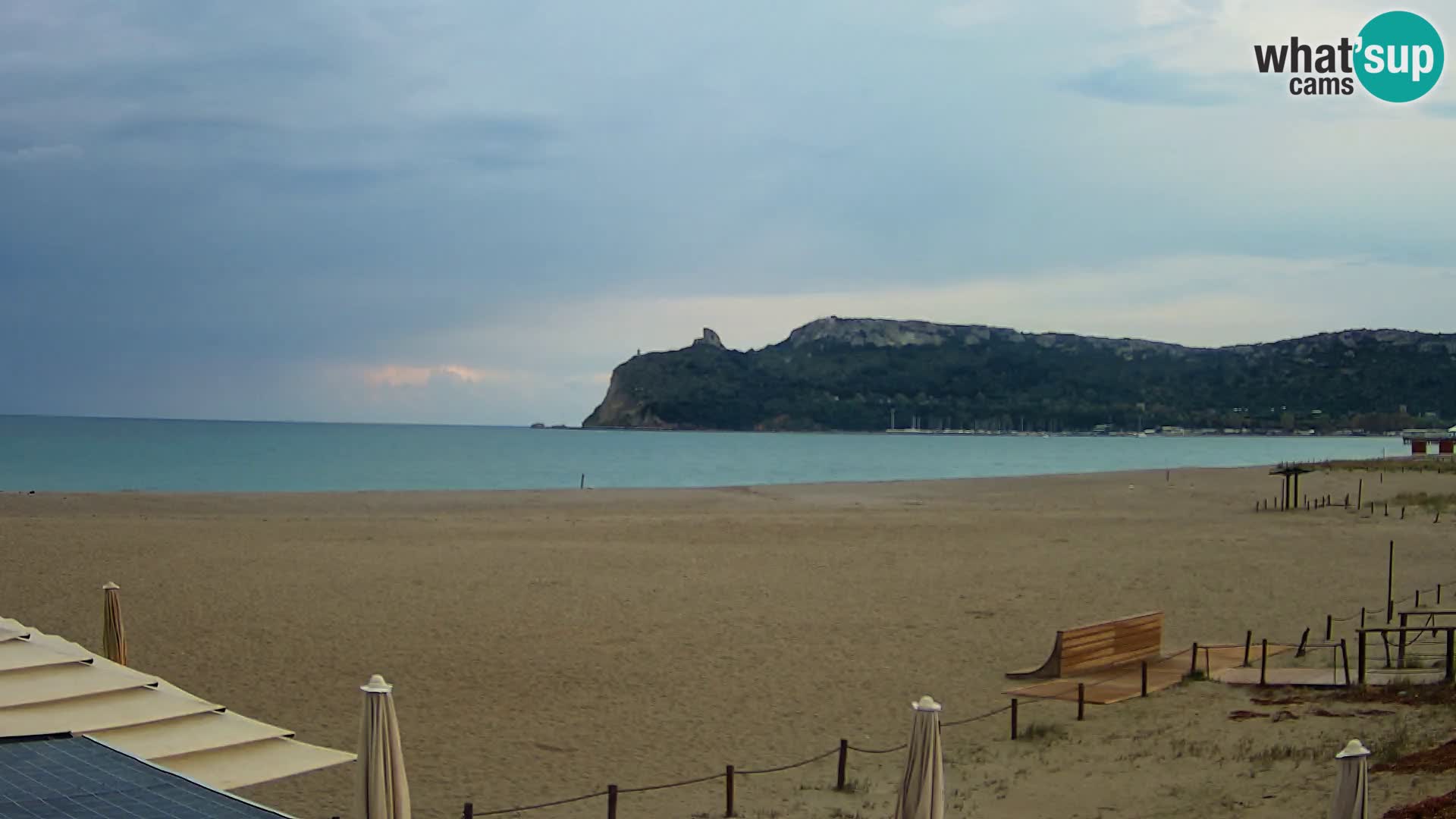 Poetto beach webcam | Cagliari | Sardinia