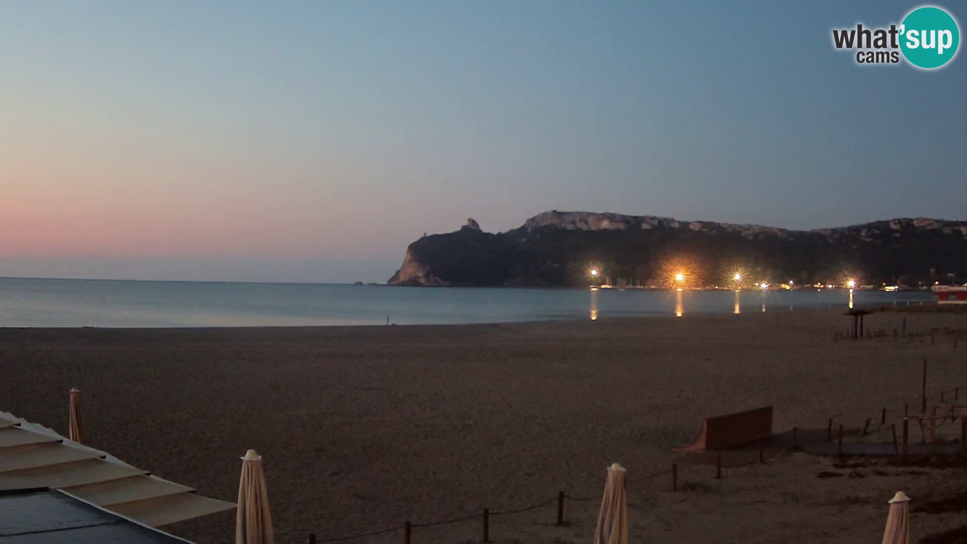 Poetto beach webcam | Cagliari | Sardinija