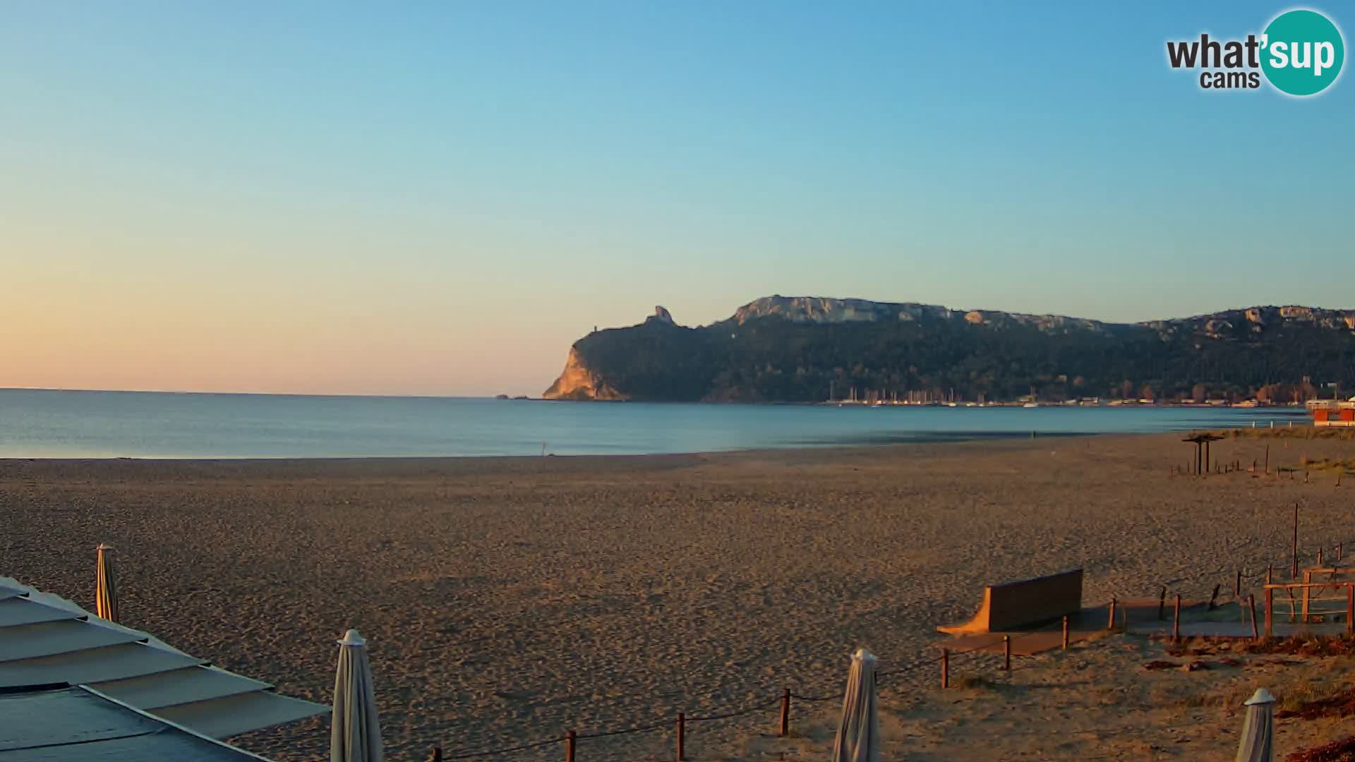 Poetto beach webcam | Cagliari | Sardinia