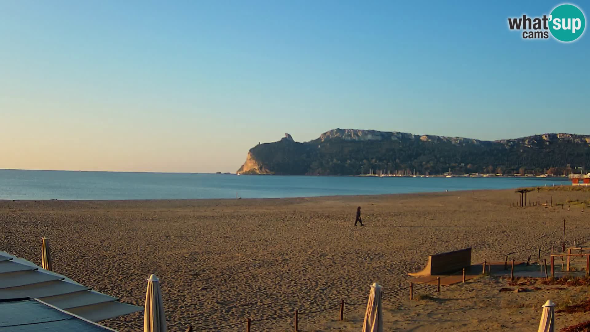 Webcam spiaggia del Poetto | Cagliari | Sardegna