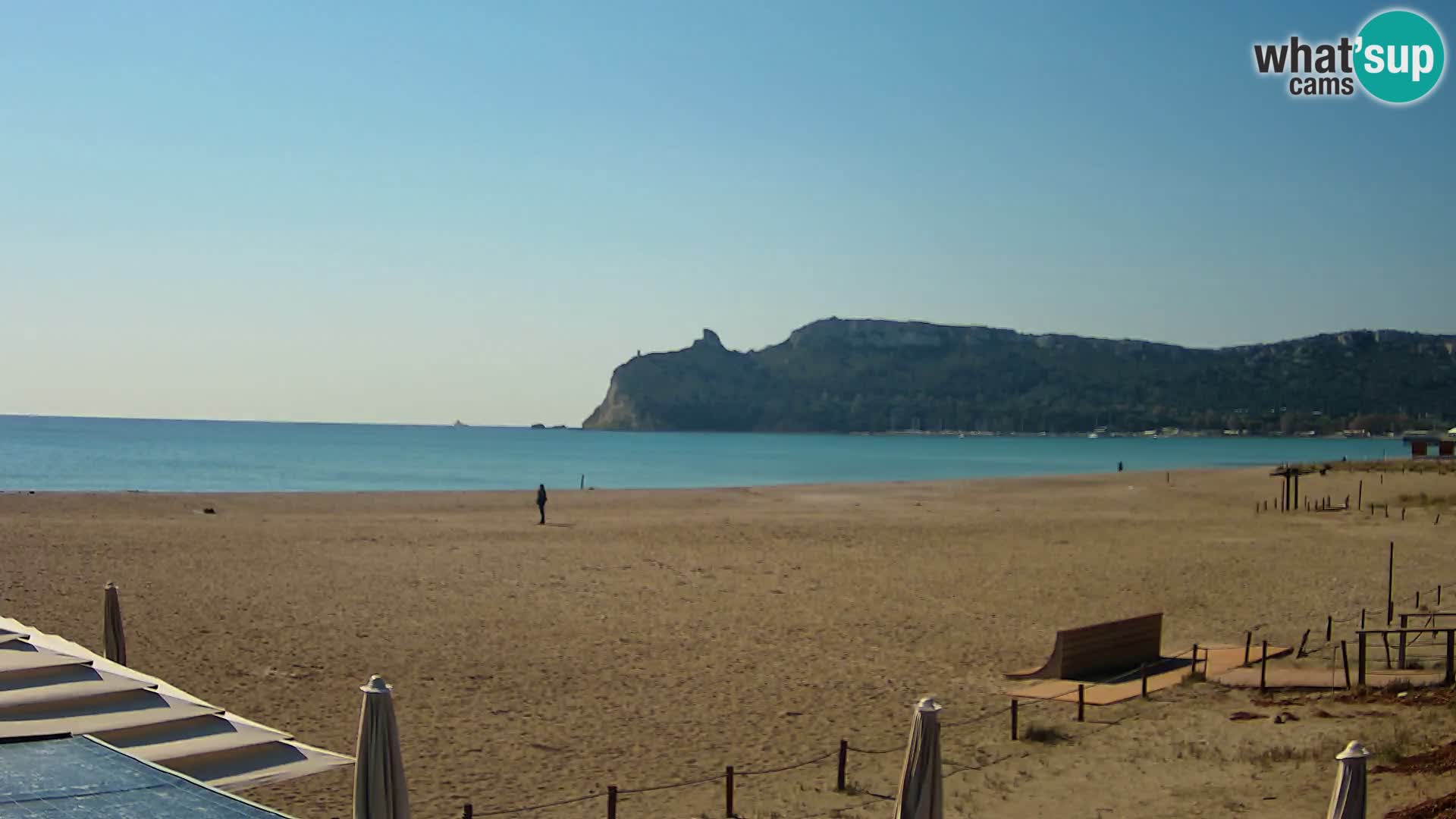 Poetto beach webcam | Cagliari | Sardinia