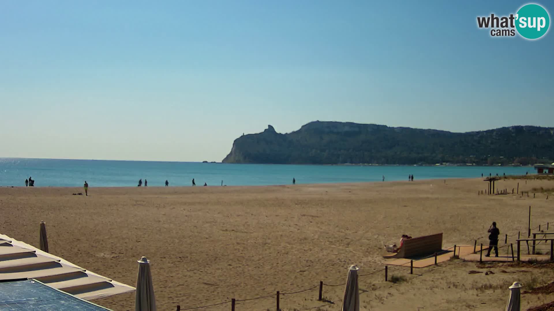 Poetto beach webcam | Cagliari | Sardinija