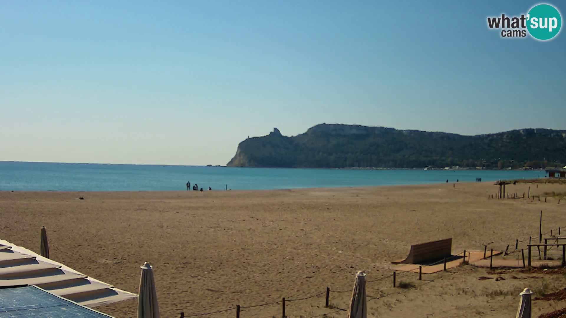 Poetto beach webcam | Cagliari | Sardinija