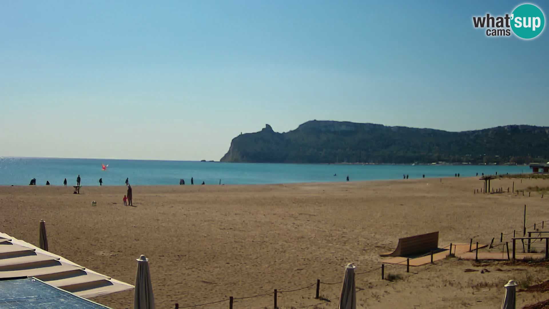Poetto beach webcam | Cagliari | Sardinia