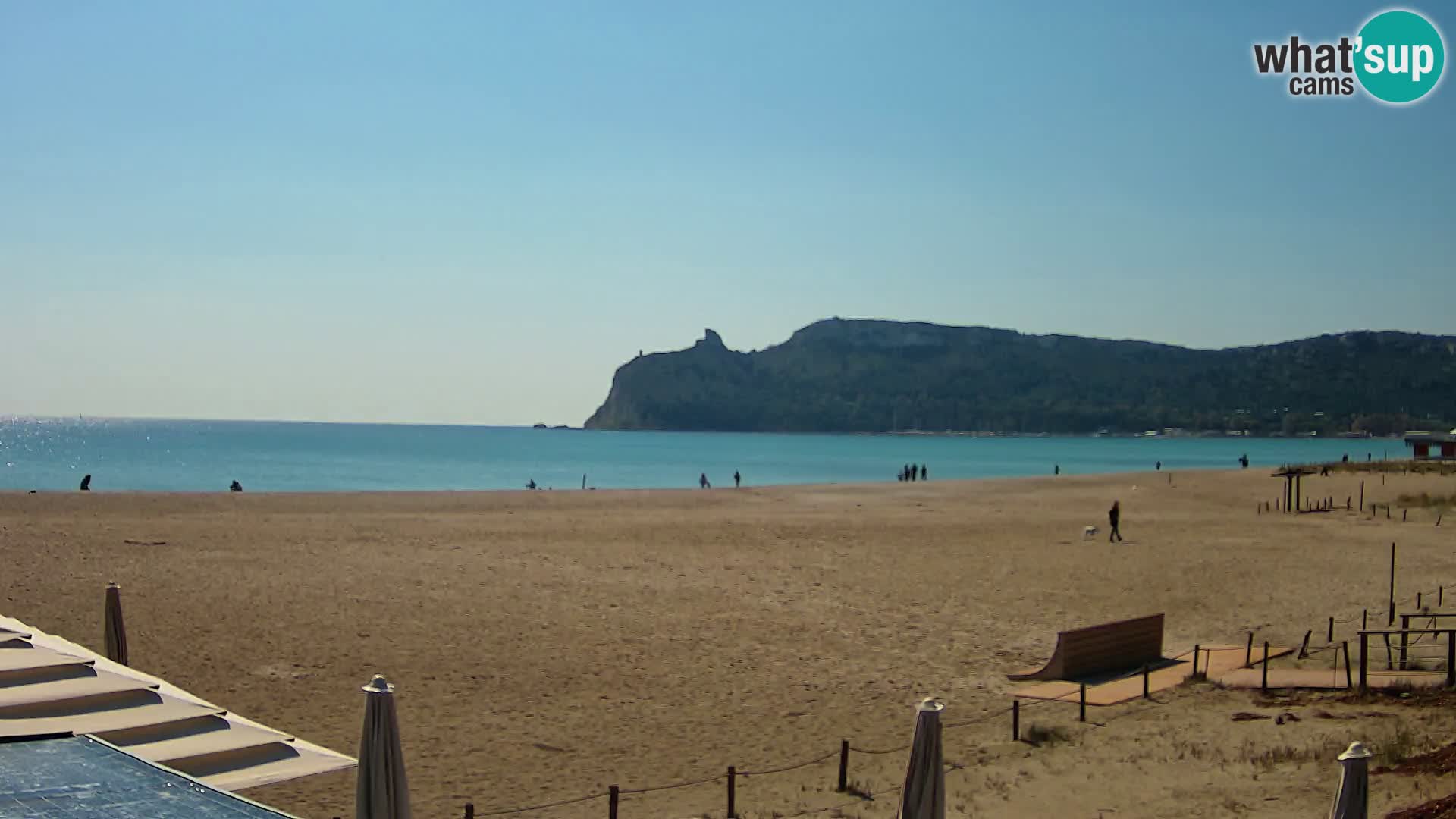 Webcam spiaggia del Poetto | Cagliari | Sardegna