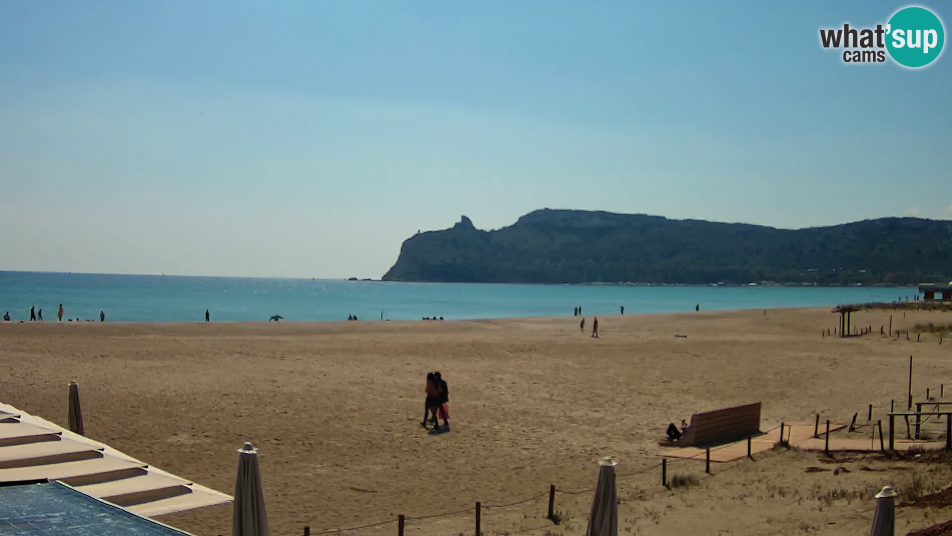Poetto Strand Webcam | Cagliari | Sardinien