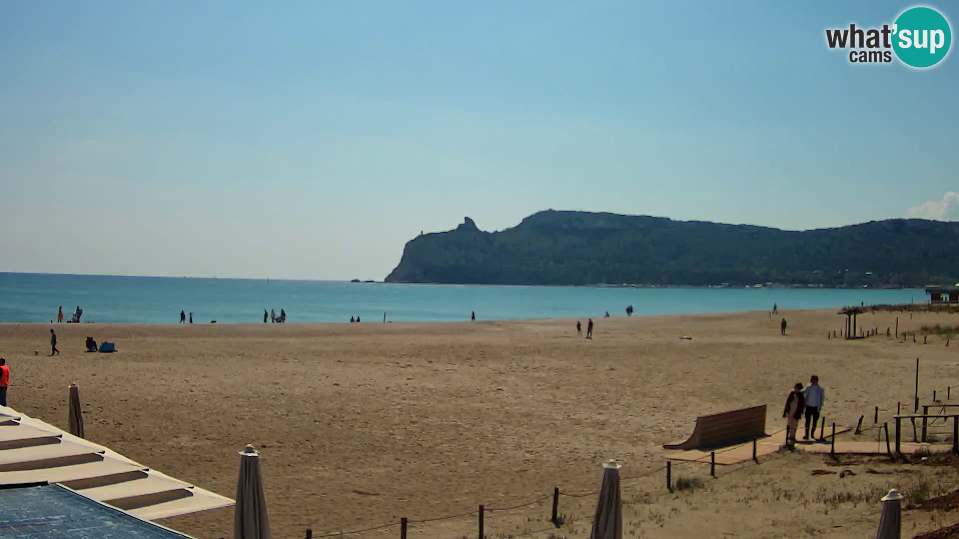 Webcam spiaggia del Poetto | Cagliari | Sardegna
