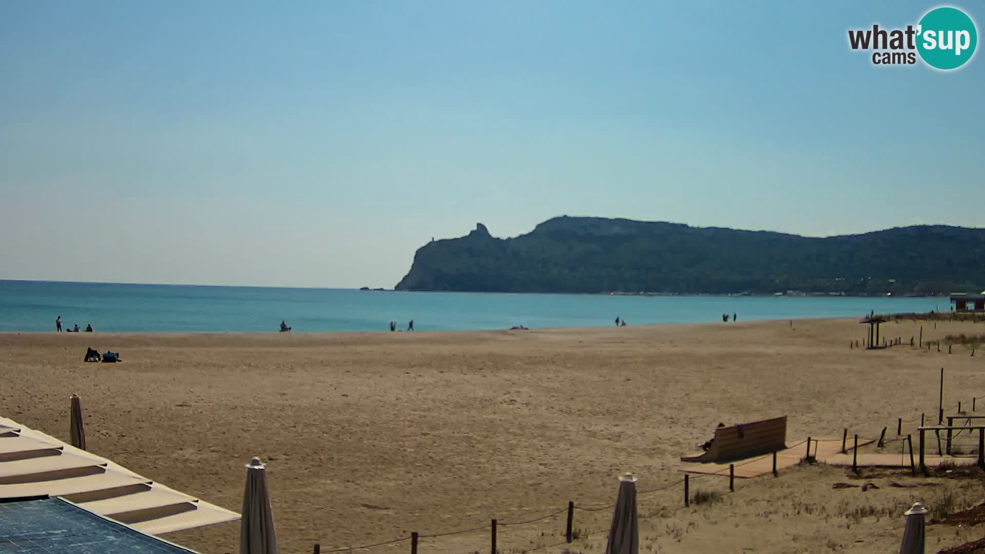 Poetto beach webcam | Cagliari | Sardinija