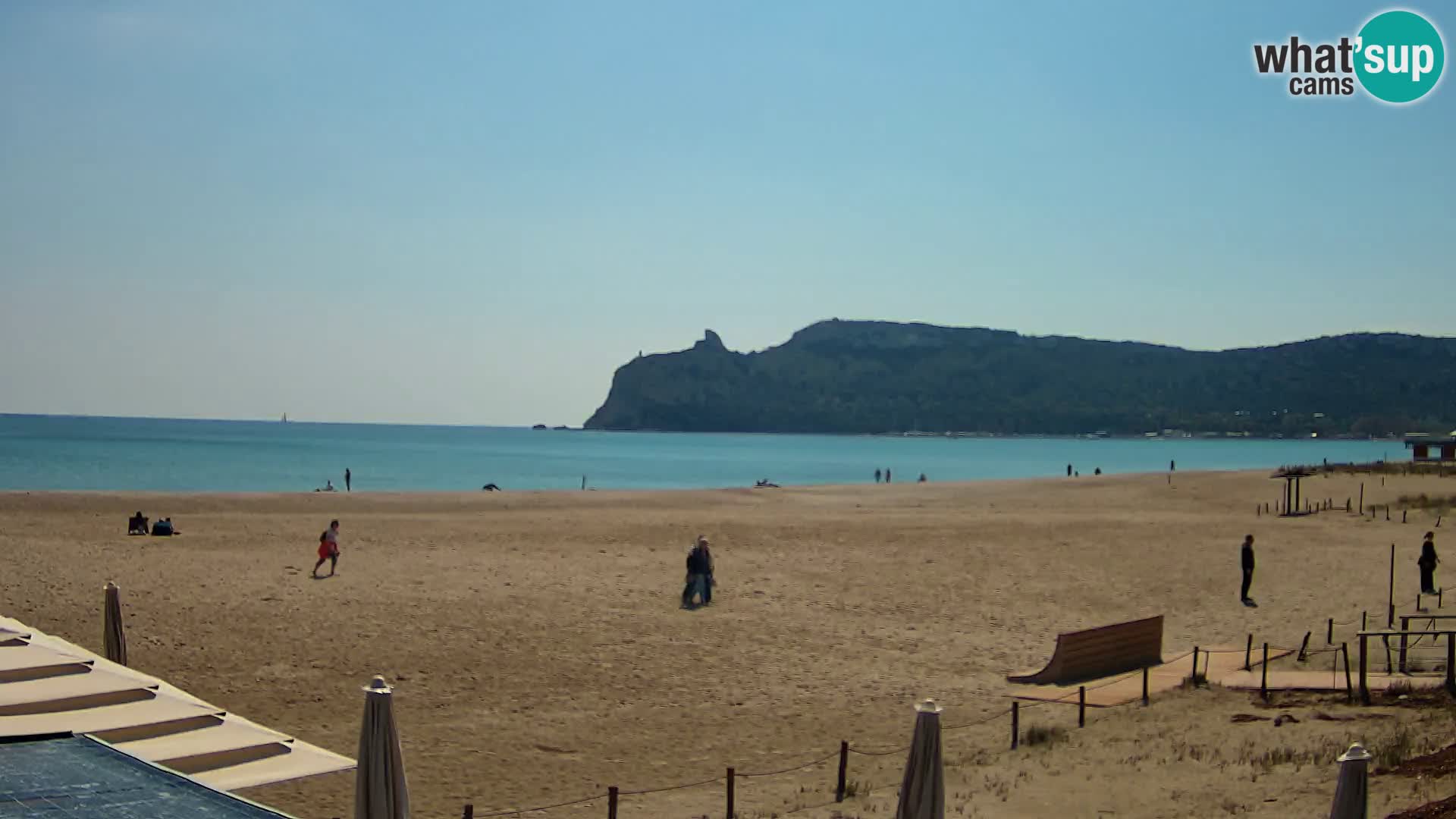 Poetto beach webcam | Cagliari | Sardinija