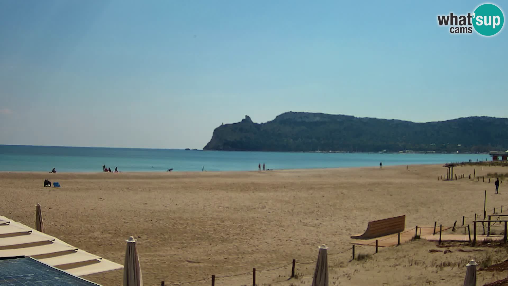 Poetto beach webcam | Cagliari | Sardinia