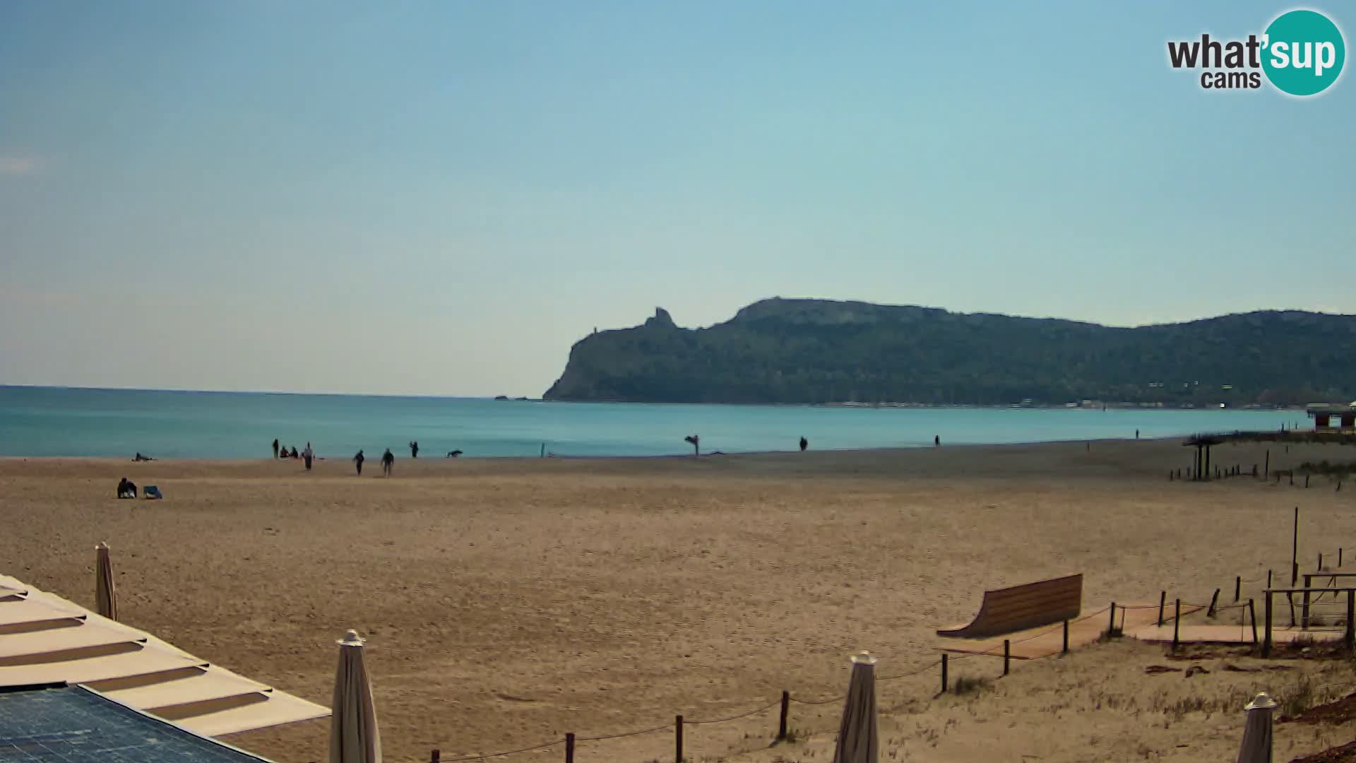 Poetto beach webcam | Cagliari | Sardinija