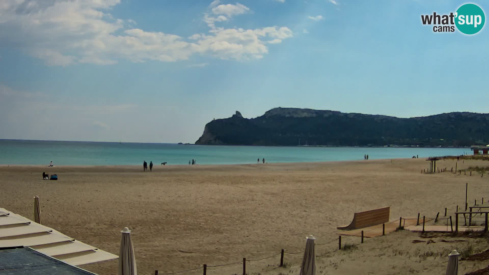 Poetto beach webcam | Cagliari | Sardinija