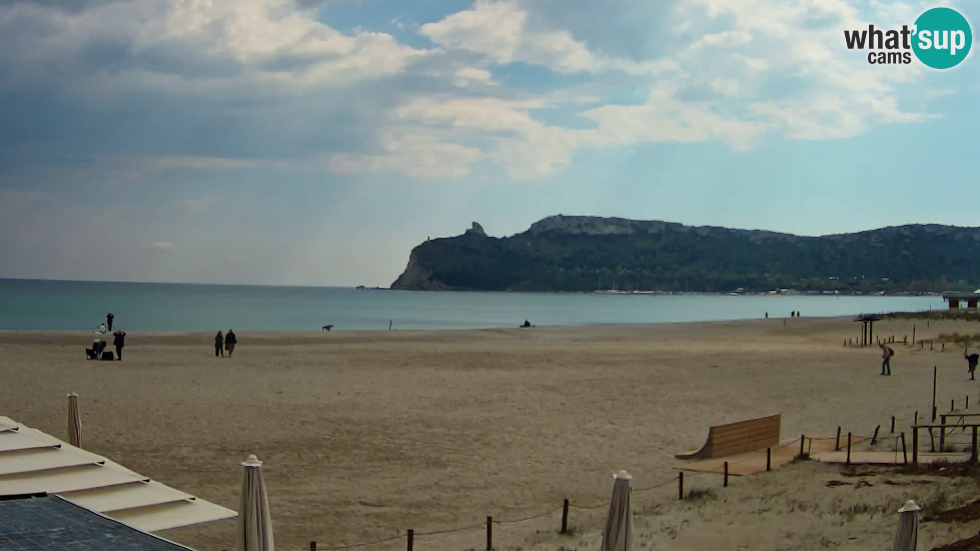 Webcam plage de Poetto | Cagliari | Sardaigne