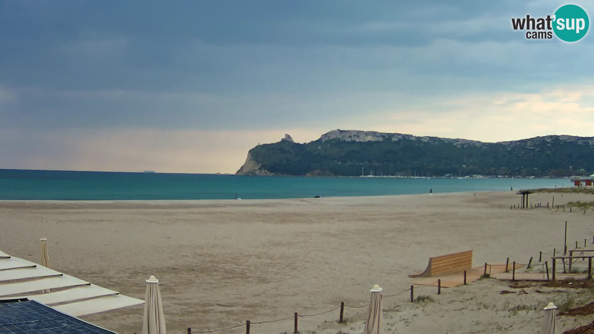 Poetto beach webcam | Cagliari | Sardinija