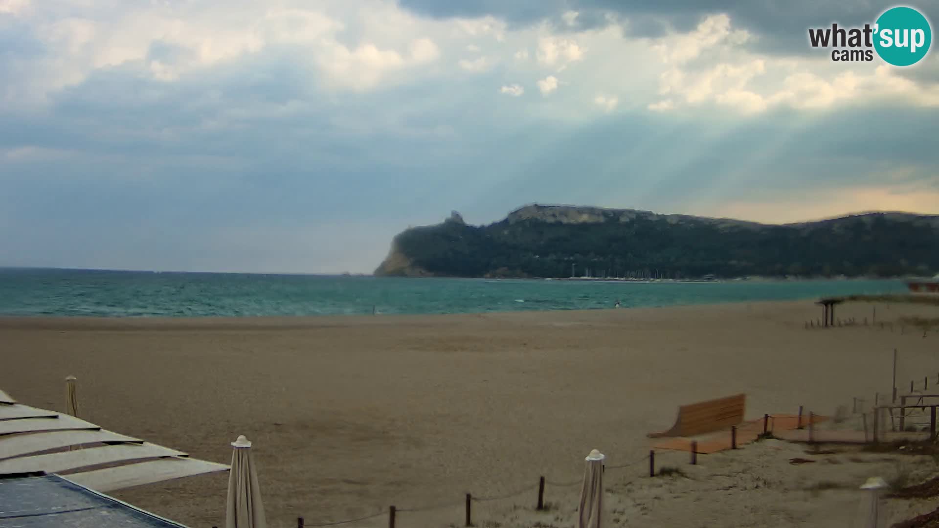 Poetto beach webcam | Cagliari | Sardinija