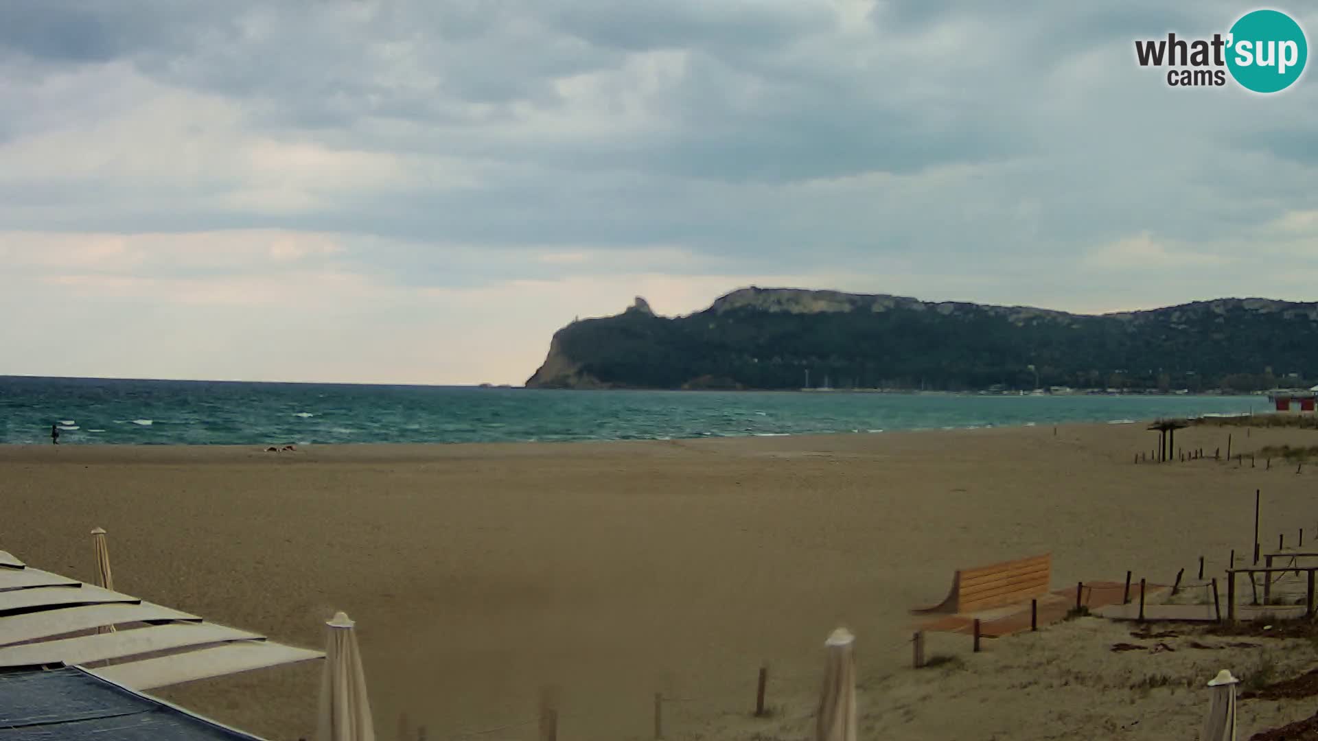 Poetto beach webcam | Cagliari | Sardinia