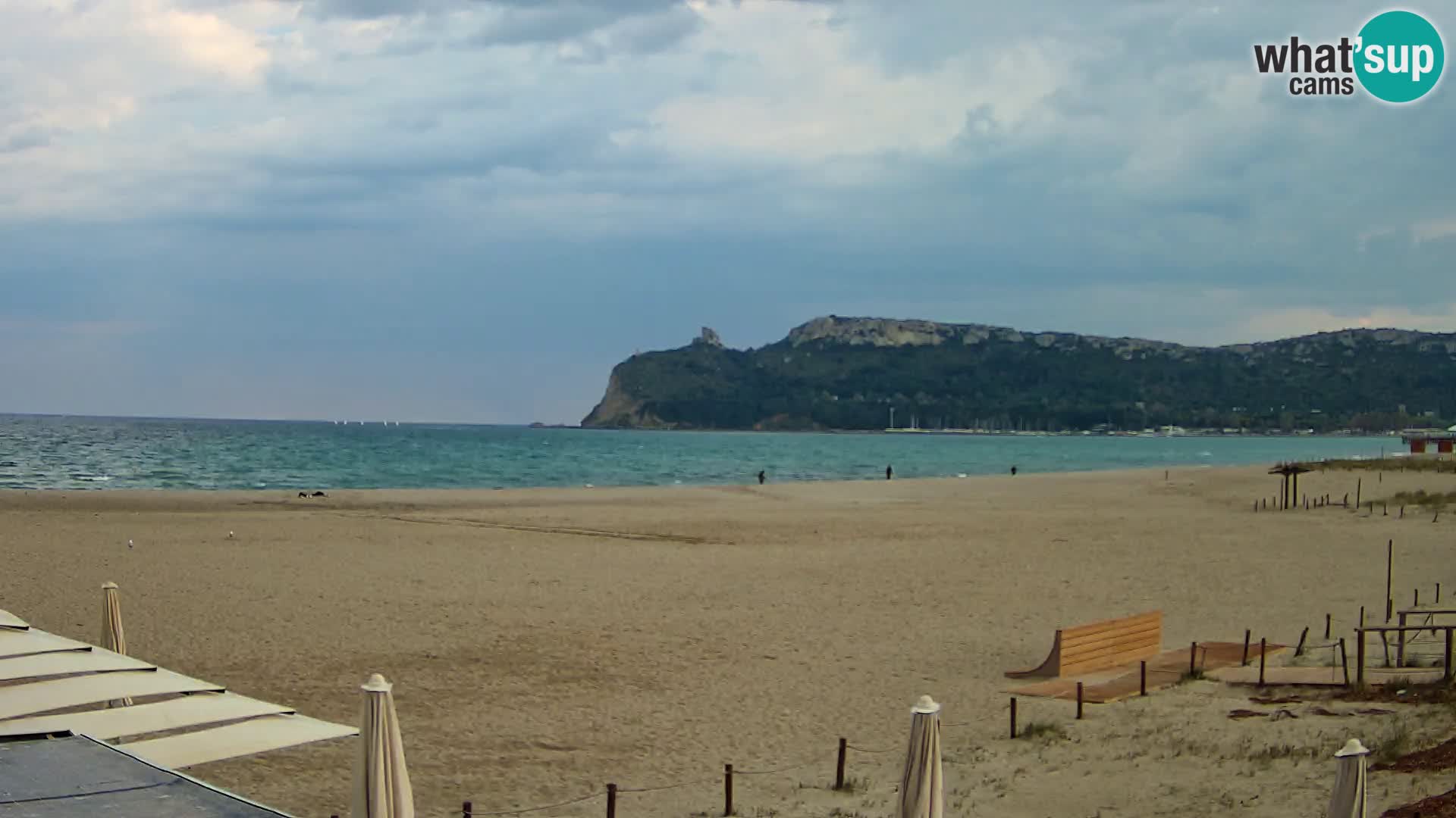 Poetto beach webcam | Cagliari | Sardinija