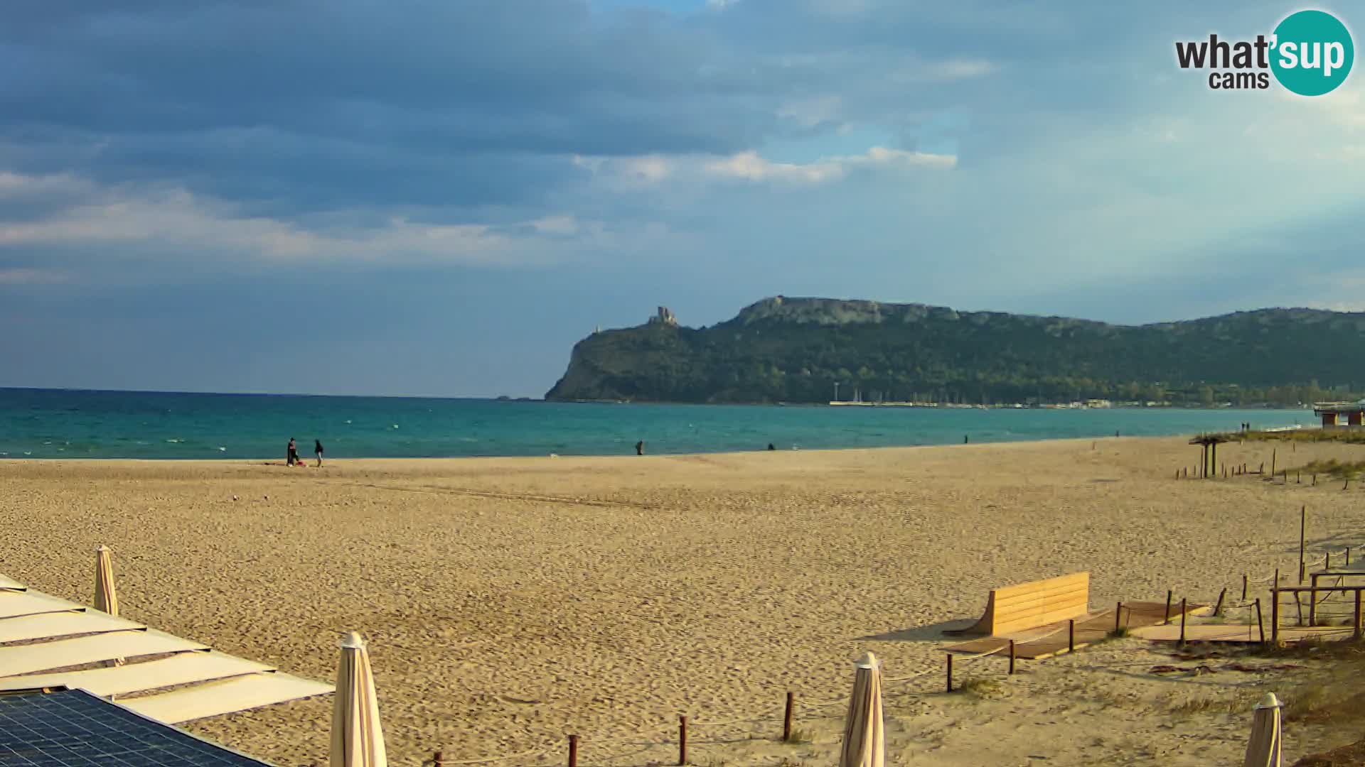 Poetto beach webcam | Cagliari | Sardinia