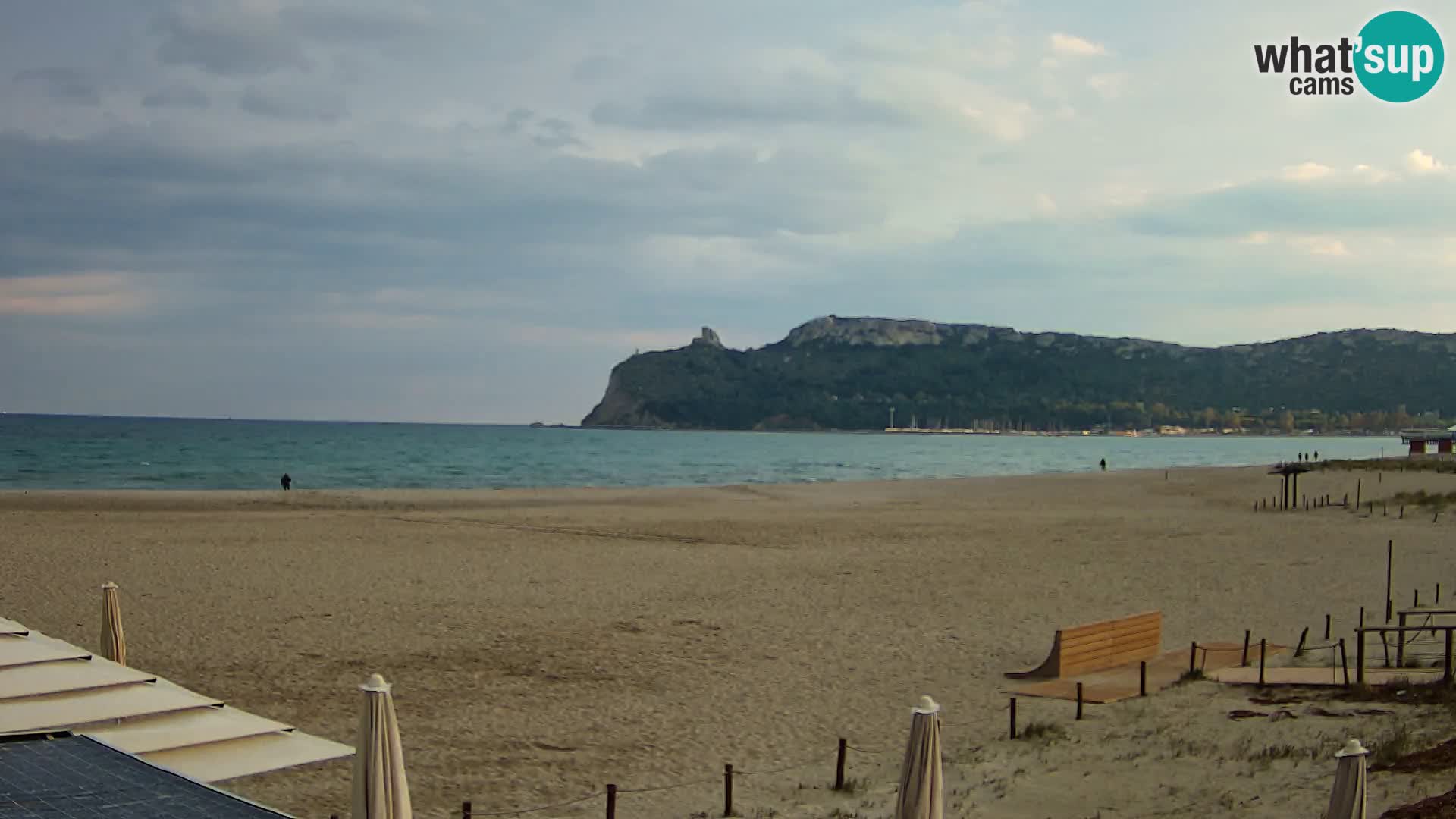 Poetto beach webcam | Cagliari | Sardinija