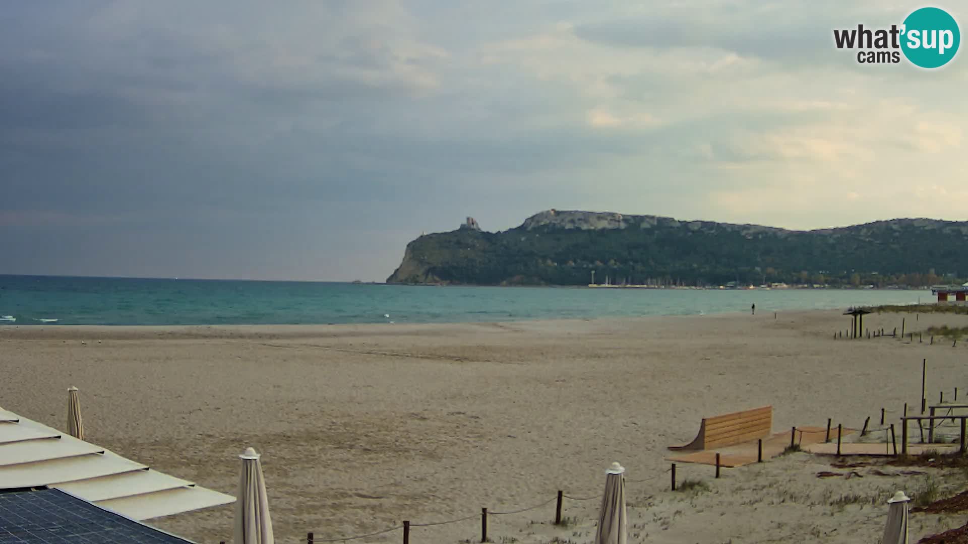 Webcam spiaggia del Poetto | Cagliari | Sardegna