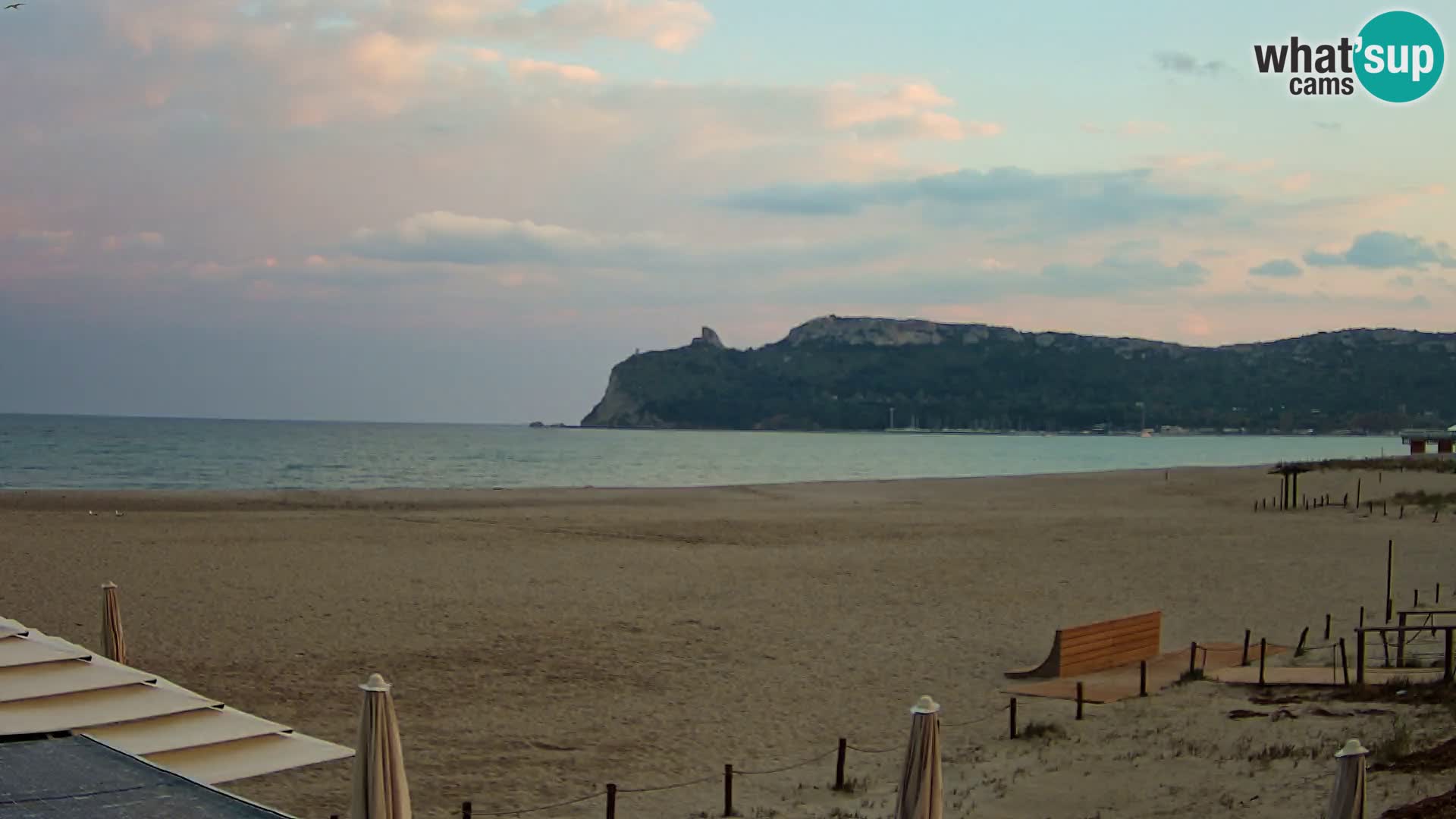 Poetto beach webcam | Cagliari | Sardinia