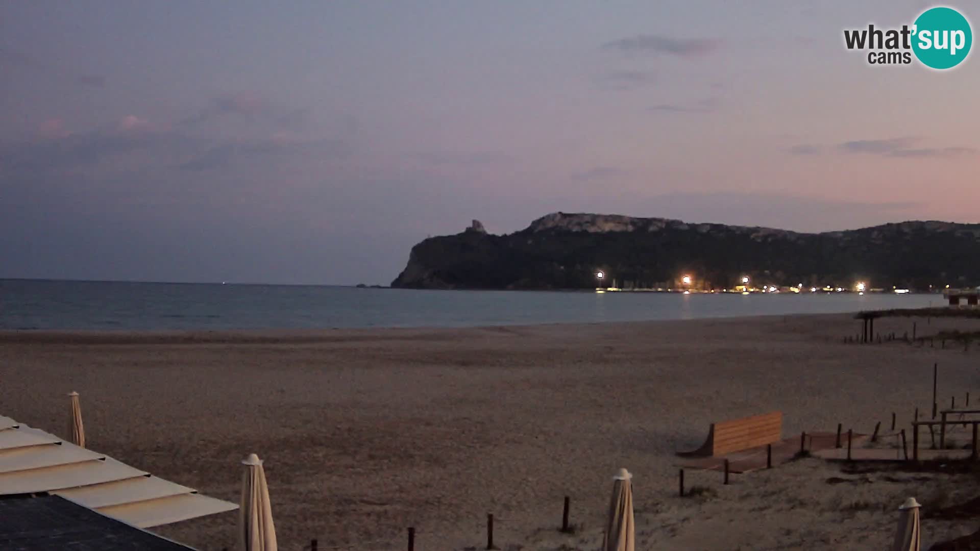 Poetto beach webcam | Cagliari | Sardinija