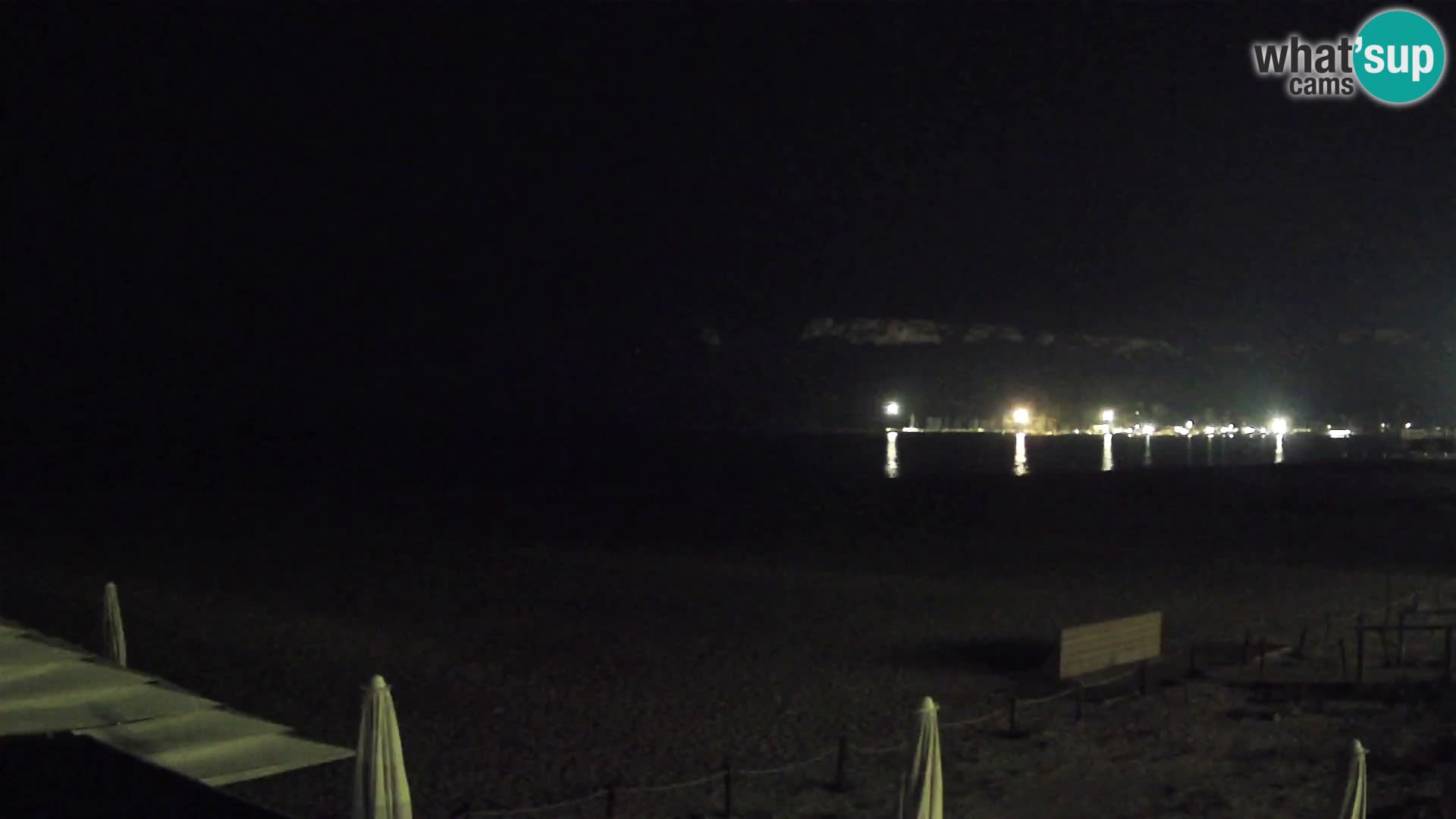 Poetto beach webcam | Cagliari | Sardinija