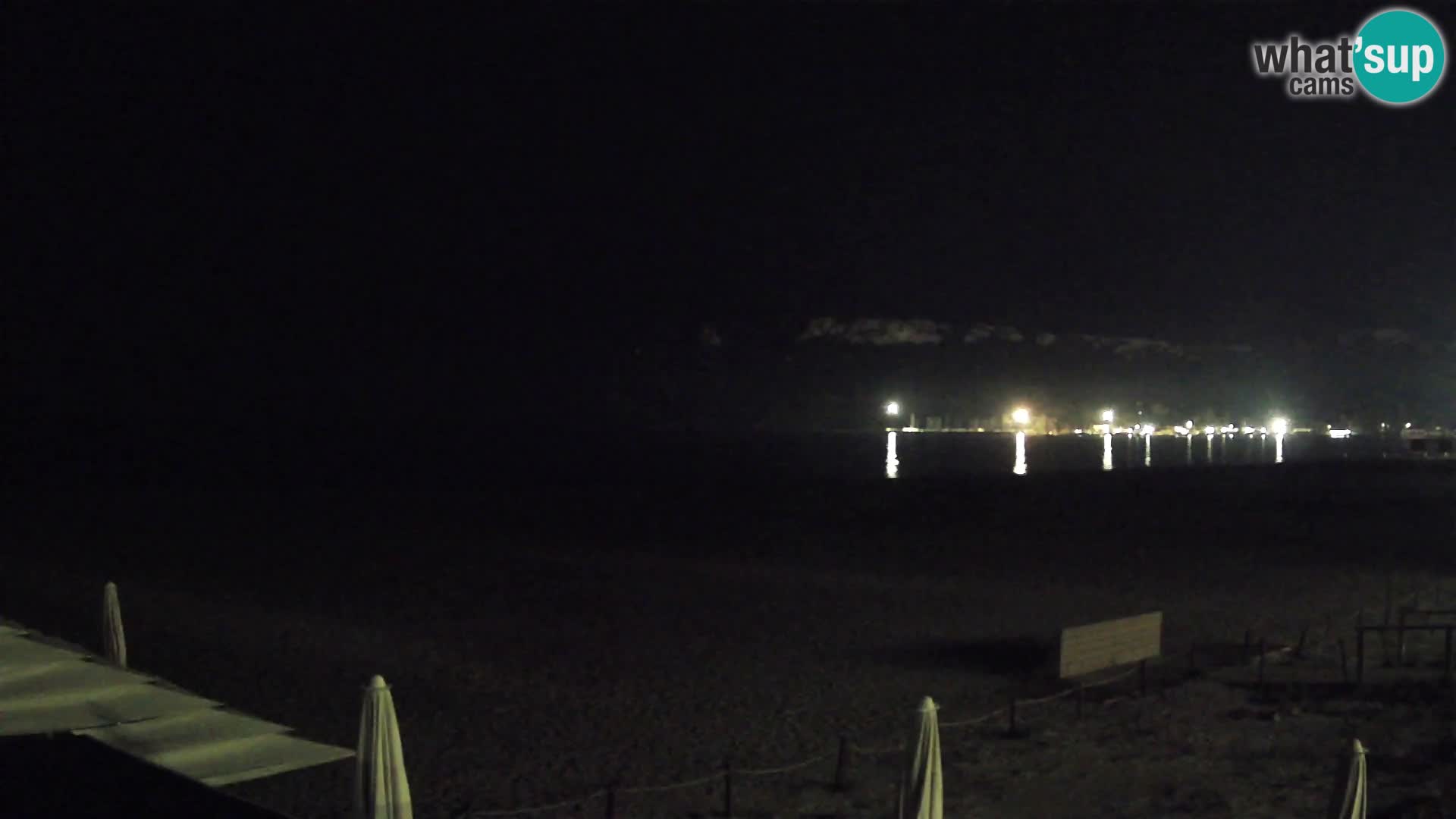 Poetto beach webcam | Cagliari | Sardinija