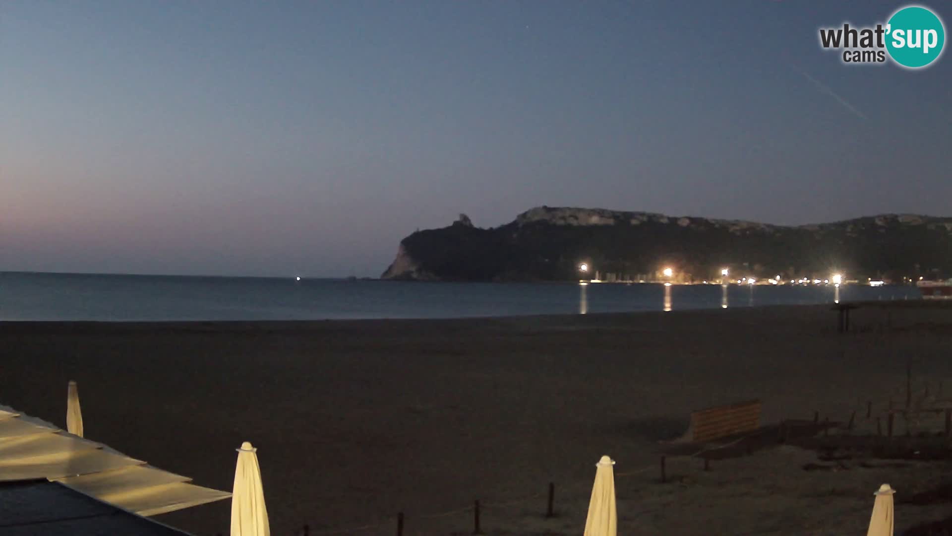 Poetto beach webcam | Cagliari | Sardinija