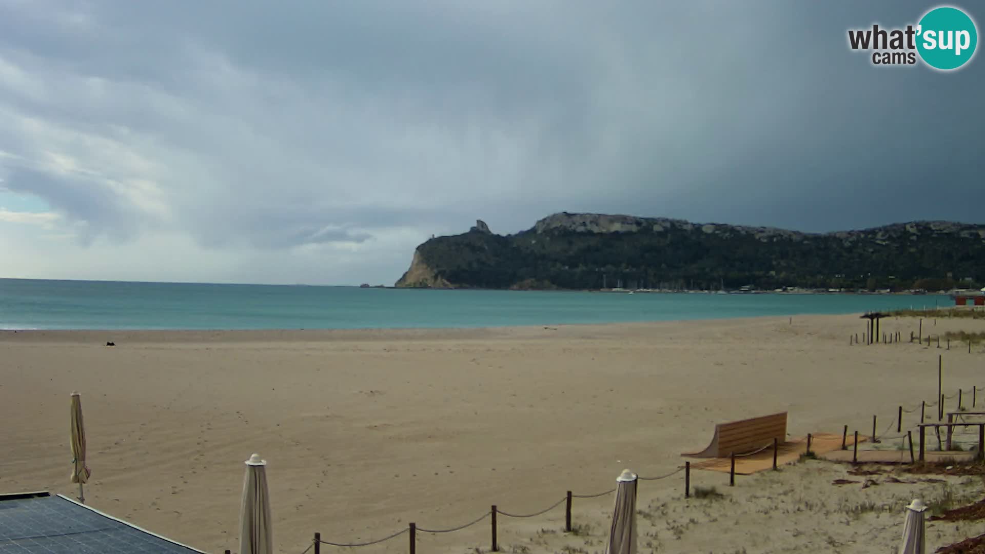 Poetto beach webcam | Cagliari | Sardinia