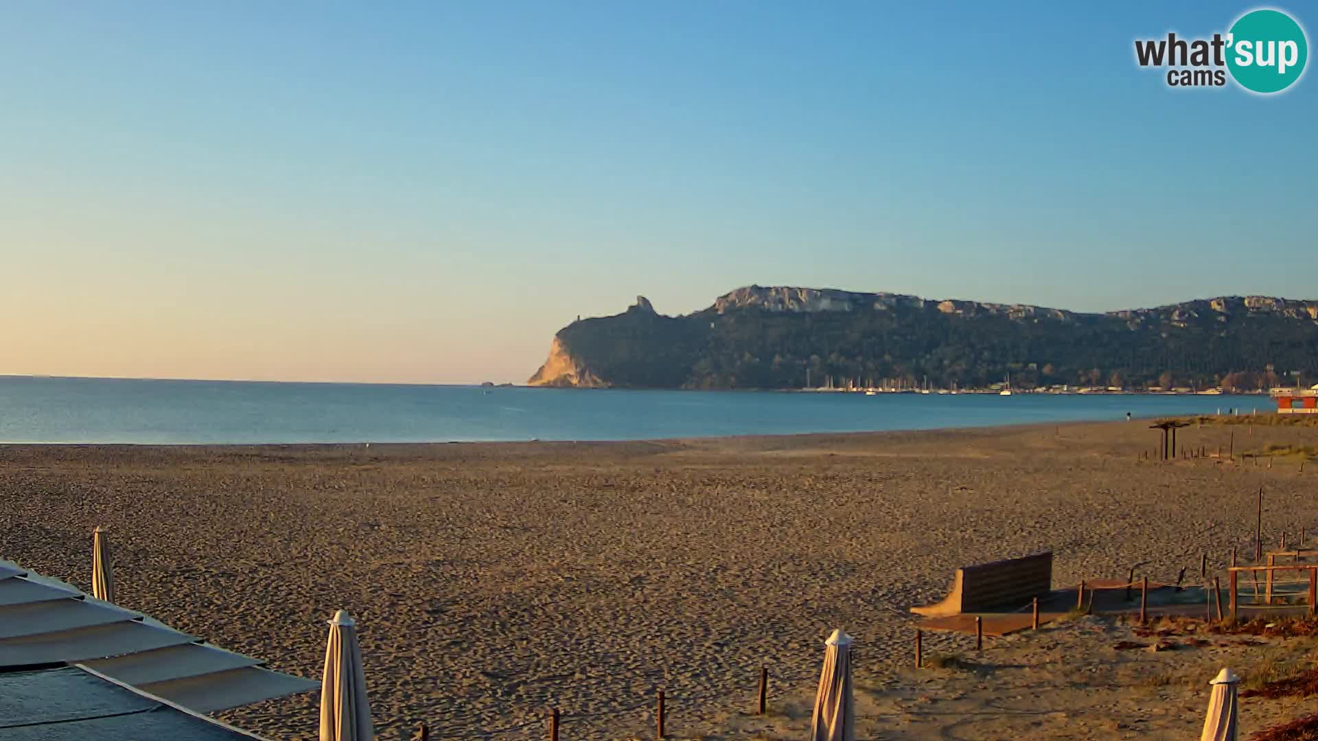 Poetto Strand Webcam | Cagliari | Sardinien