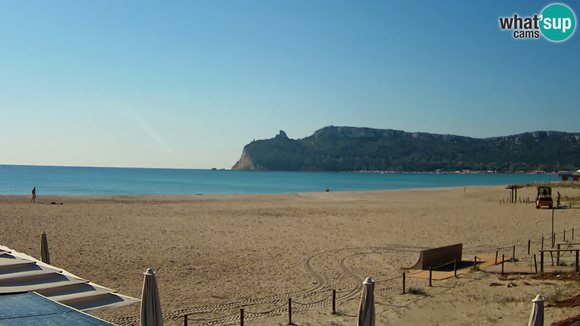 Poetto beach webcam | Cagliari | Sardinija