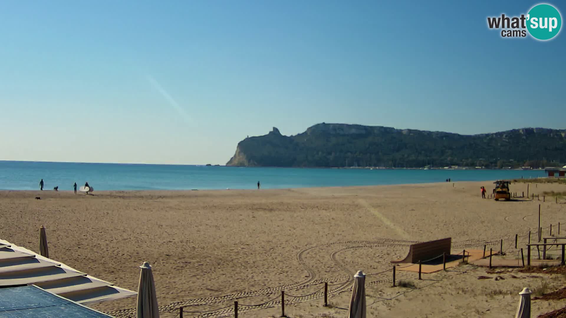 Poetto beach webcam | Cagliari | Sardinia