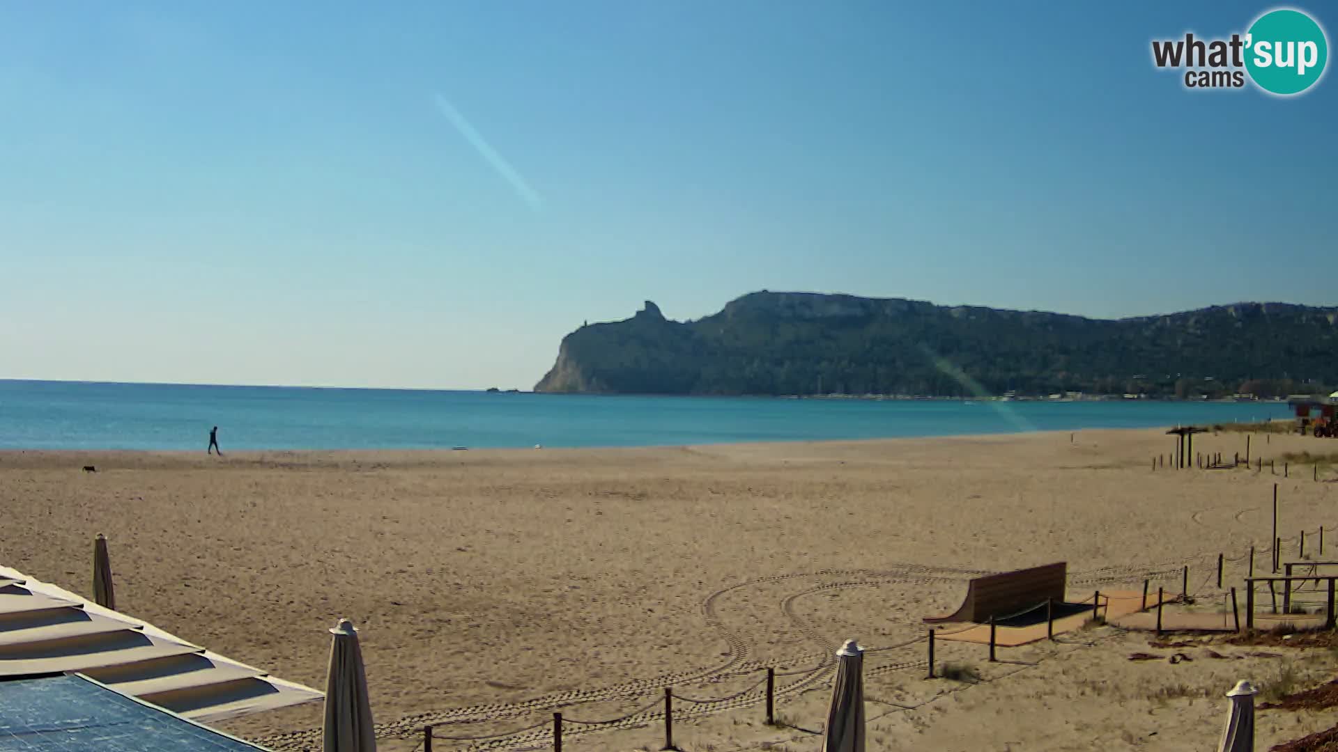 Poetto beach webcam | Cagliari | Sardinija