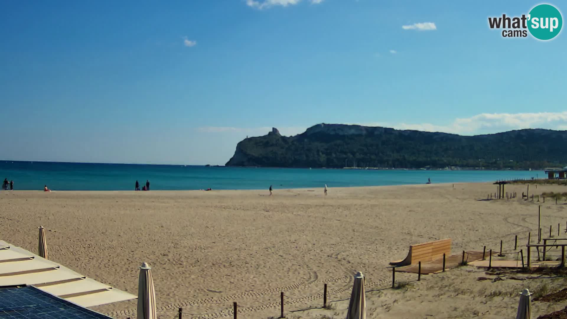 Webcam plage de Poetto | Cagliari | Sardaigne