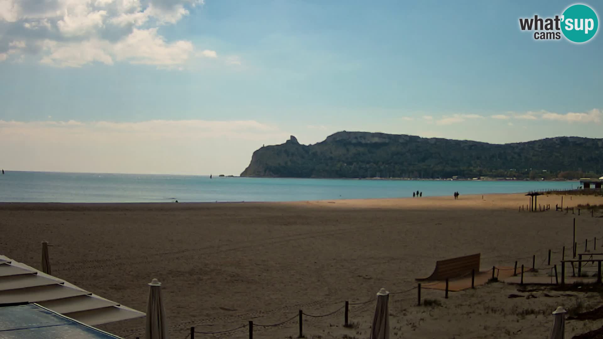 Poetto beach webcam | Cagliari | Sardinija