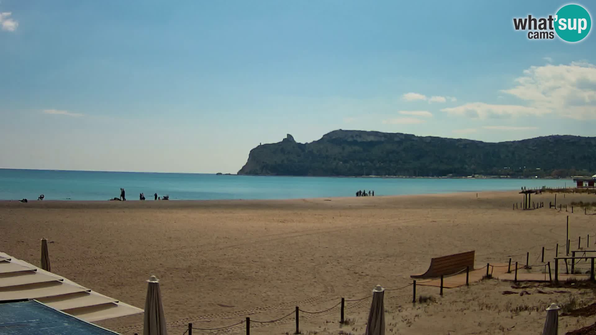 Poetto beach webcam | Cagliari | Sardinija