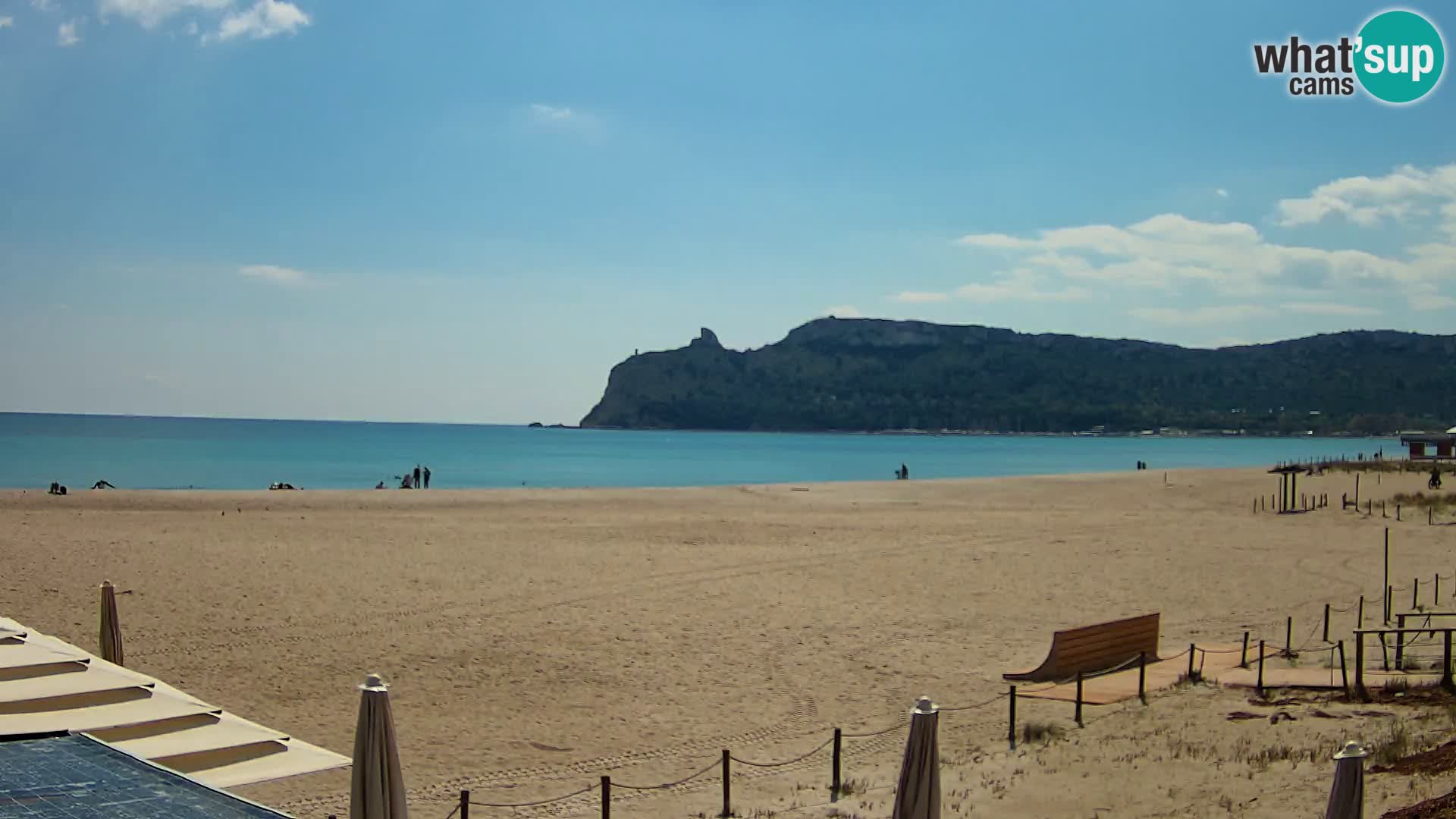 Poetto beach webcam | Cagliari | Sardinija