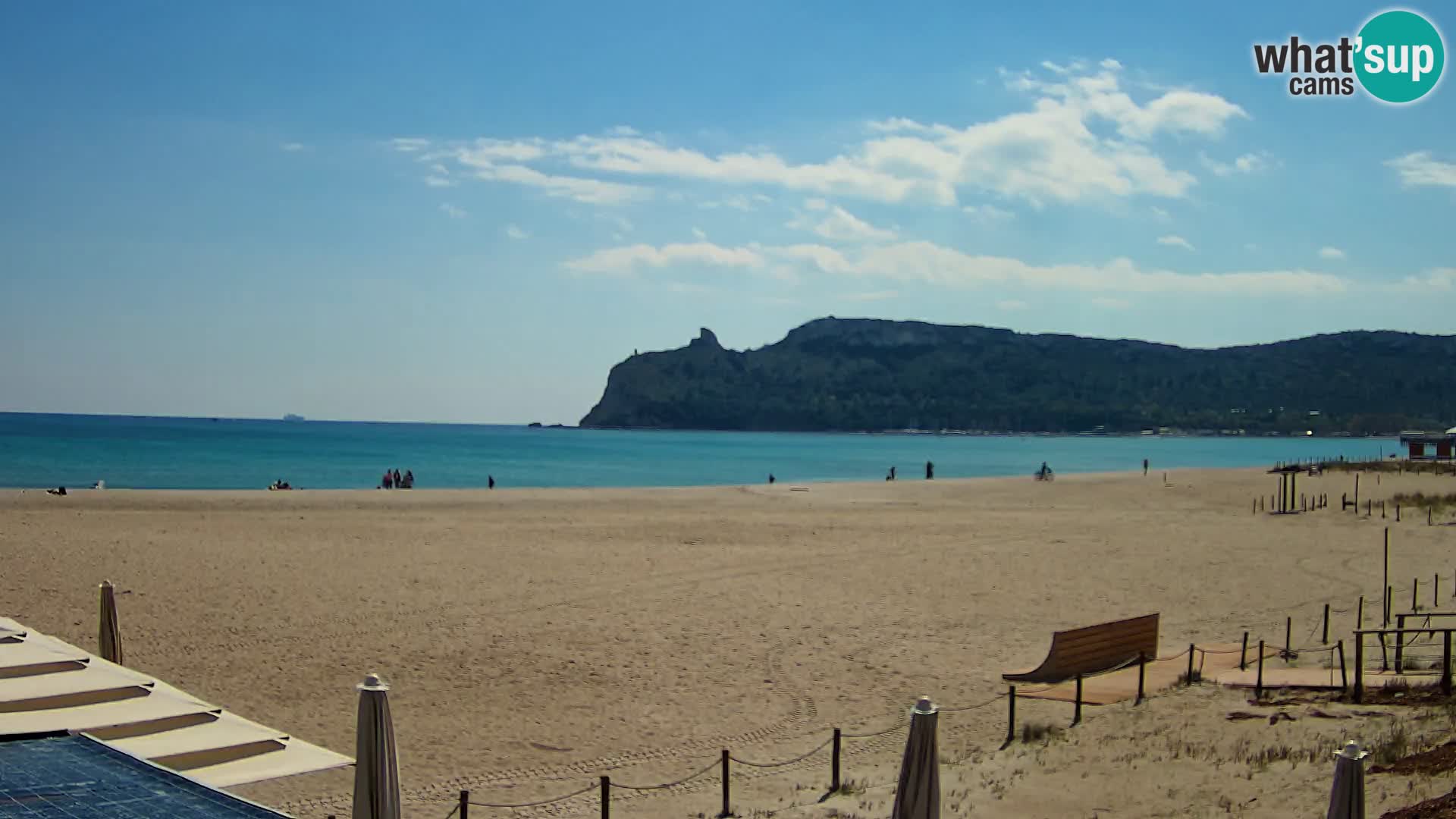 Poetto beach webcam | Cagliari | Sardinia