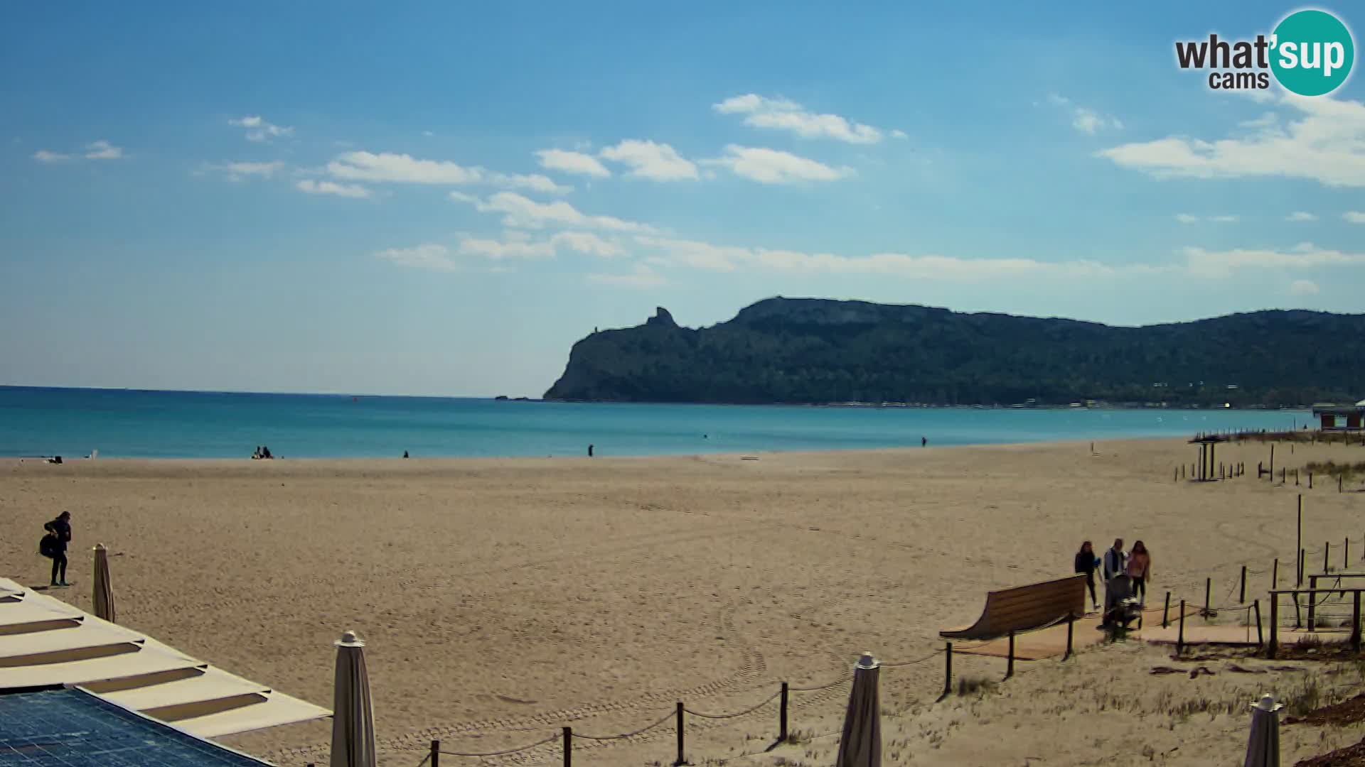 Poetto beach webcam | Cagliari | Sardinija