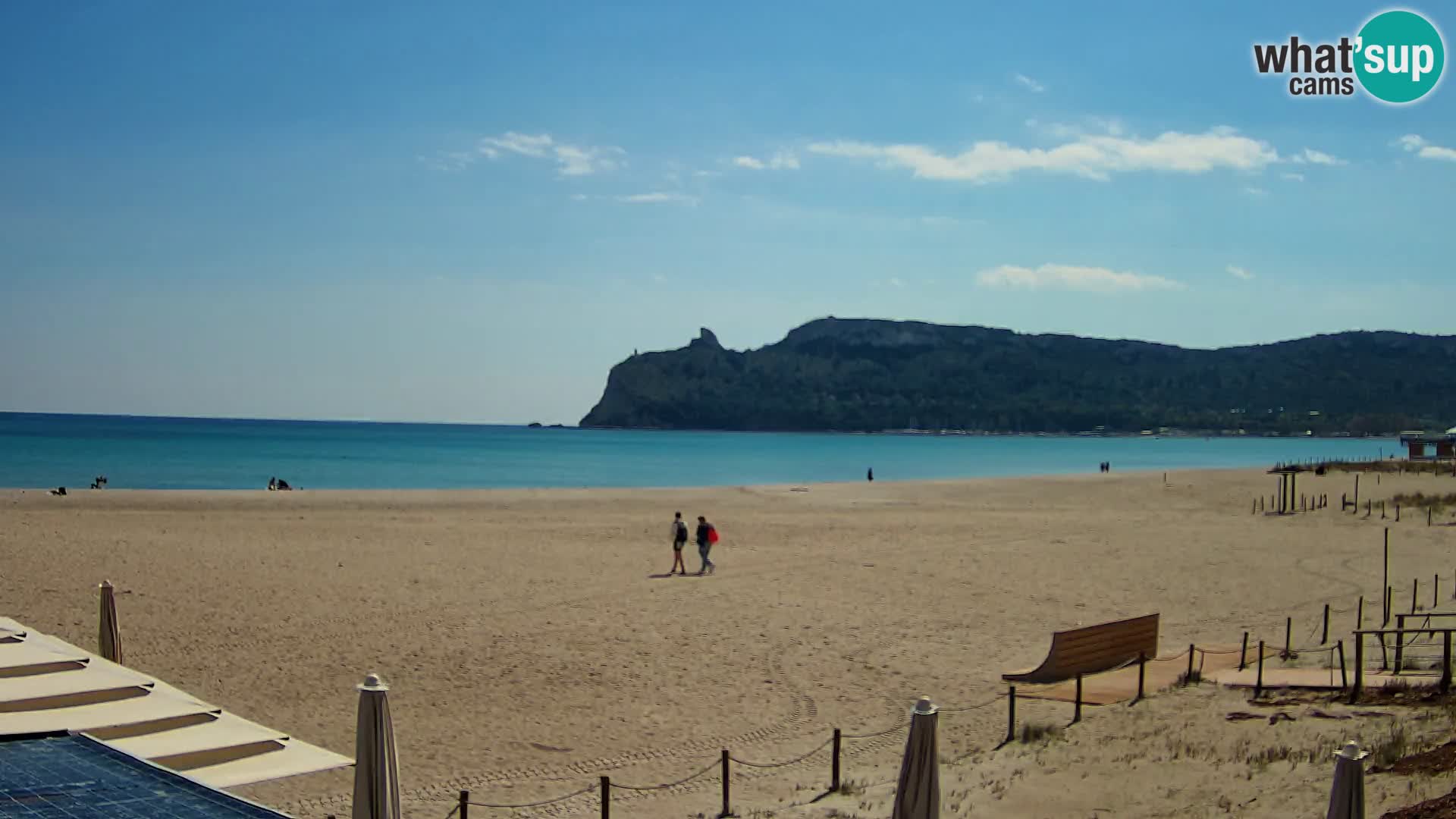 Webcam plage de Poetto | Cagliari | Sardaigne