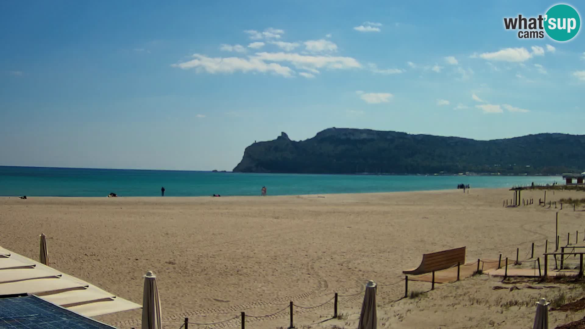 Poetto beach webcam | Cagliari | Sardinija