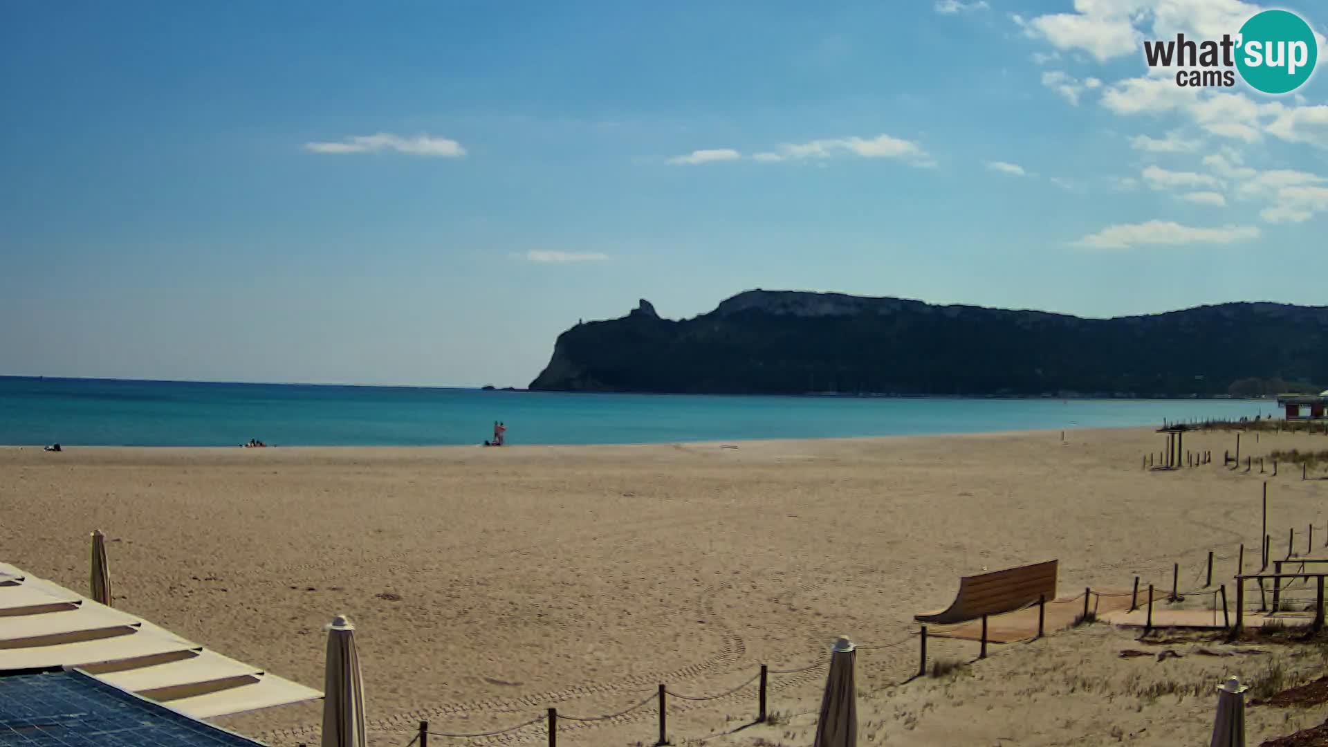 Poetto beach webcam | Cagliari | Sardinija
