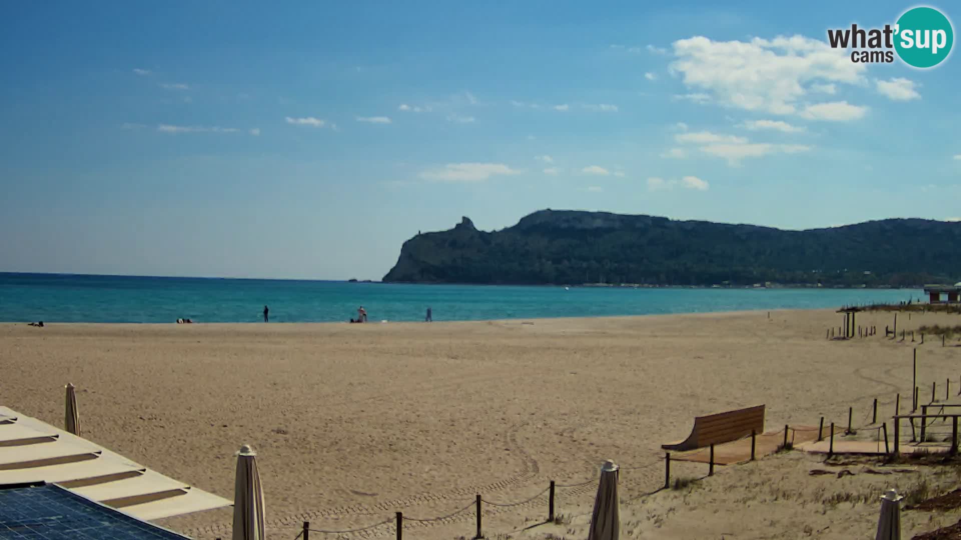Poetto beach webcam | Cagliari | Sardinija