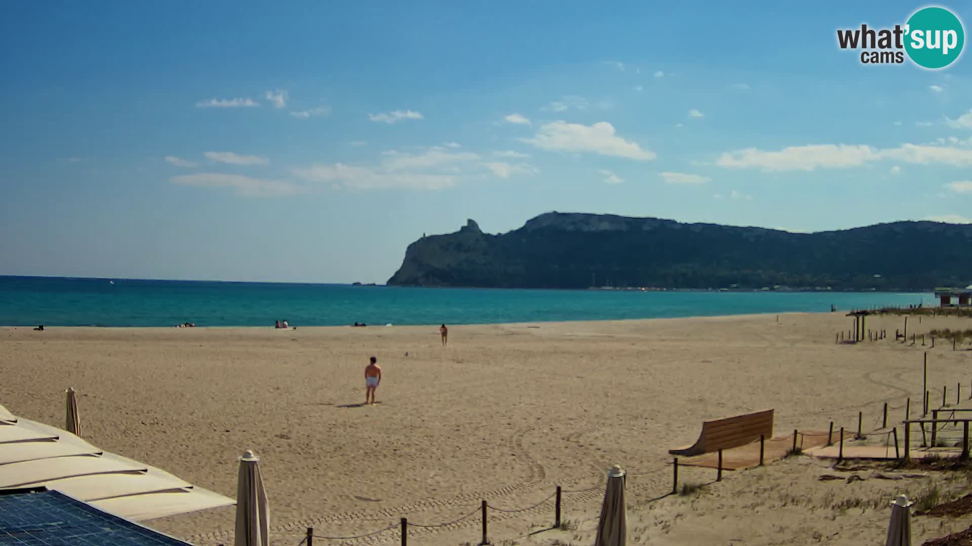 Poetto beach webcam | Cagliari | Sardinija