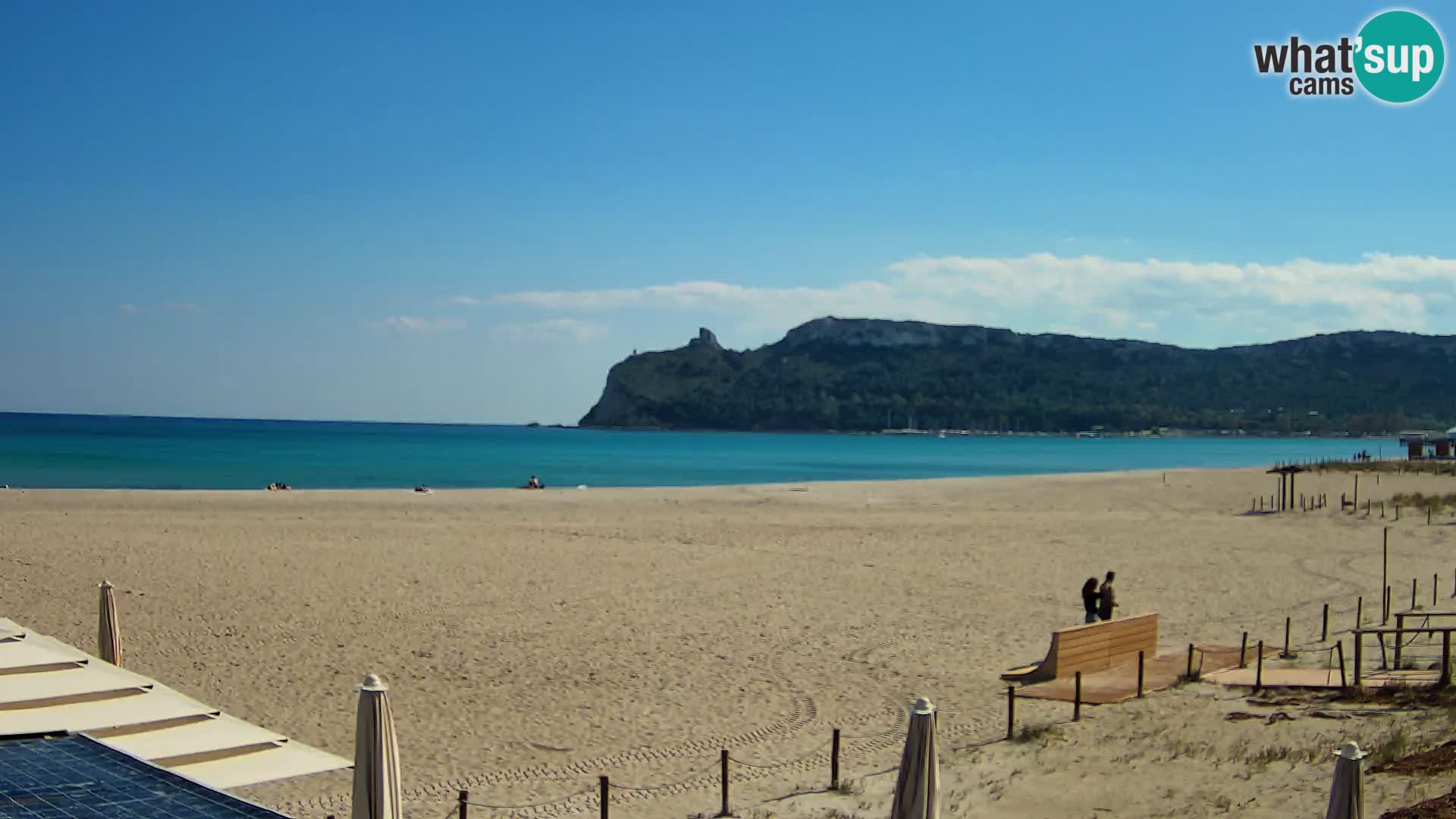 Webcam plage de Poetto | Cagliari | Sardaigne
