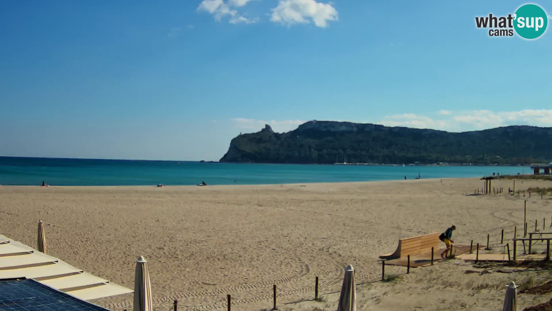 Poetto beach webcam | Cagliari | Sardinija