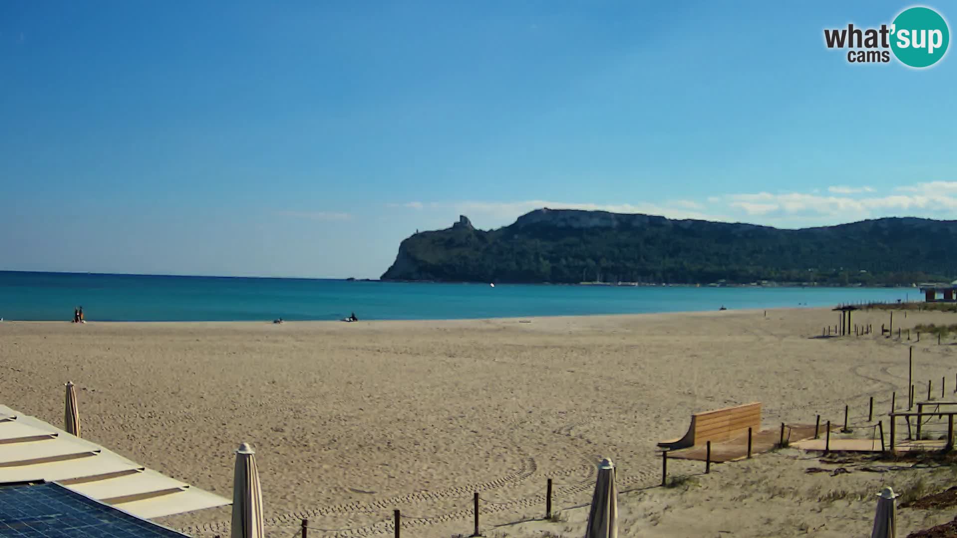 Poetto beach webcam | Cagliari | Sardinia