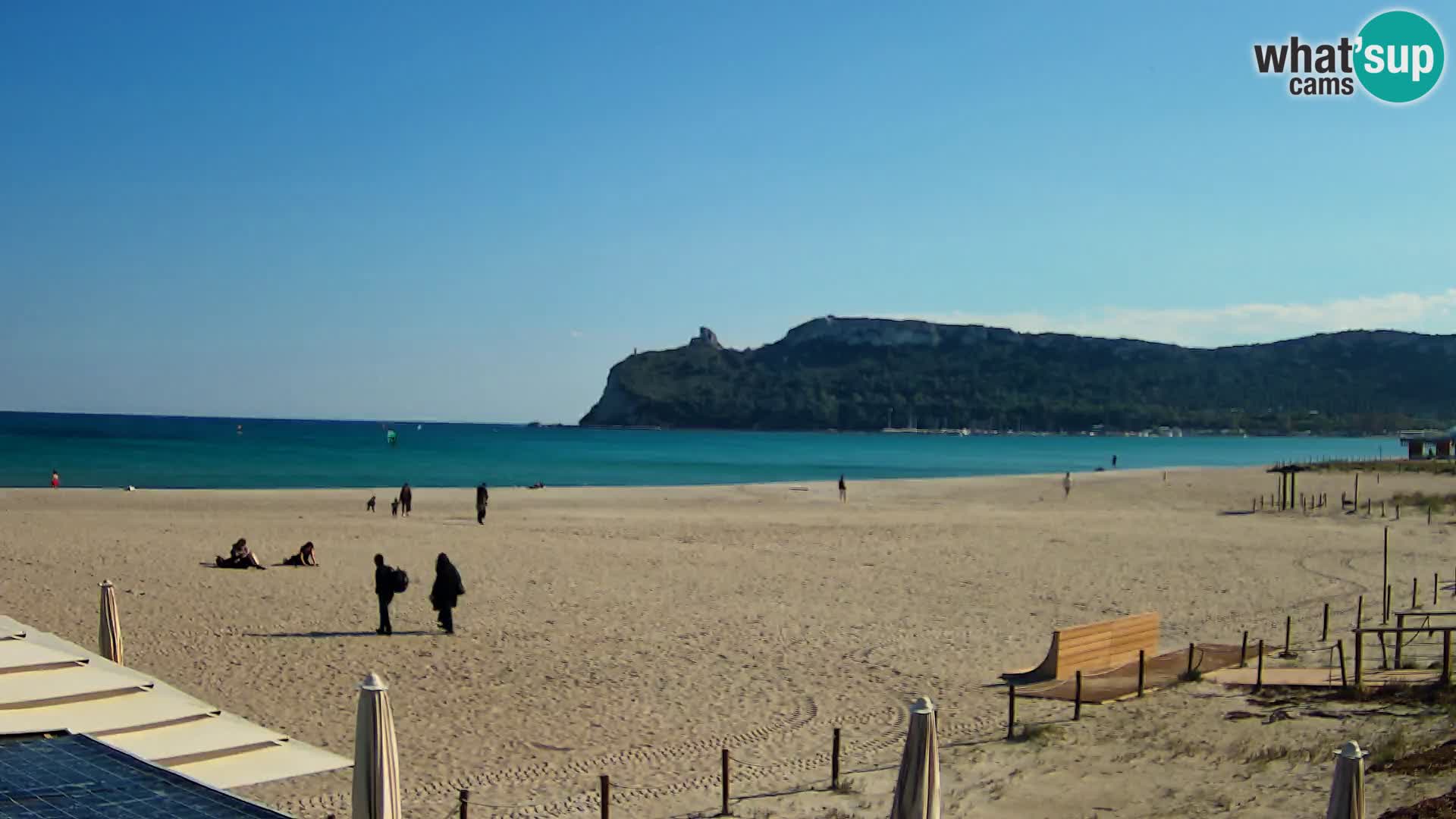 Poetto Strand Webcam | Cagliari | Sardinien